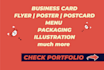 do any graphic design, photoshop work, adobe illustrator, corel draw