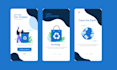 design cool onboarding and splash screen for android or ios