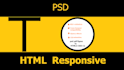 change  and convert psd to responsive html website
