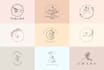 design a custom hand drawn, feminine, and botanical boho logo design