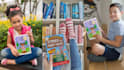 design 10 different children 3d book mockups