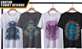 make costum t shirt illustration