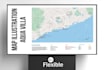 design a vector location map, site map or locator map for real estate