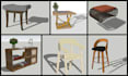 create any 3d model in google sketchup and 3ds max