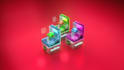 3d animated nft membership cards,nft promotion design