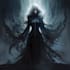 create a dark fantasy or ghost art