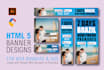 create html5 static and animated banner