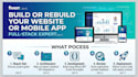 build web or mobile app as front end software developer