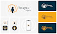 design a modern tech logo for your technology startup or small business