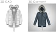 transform 2d cad into 3d virtual garment with clo3d