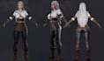 model  character in blender for unity nft games and animation