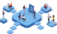 create isometric explainers animation video