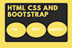 edit, fix, modify any HTML, CSS and bootstrap on your webpage