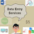 do data entry, web scraping, data collection, etc
