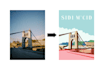 create minimalist landscape illustrations and posters
