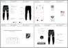 design active wear with detailed tech packs