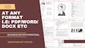 redesign editable microsoft word template