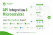 develop custom rest apis and third party integration using java spring boot