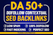make ultimate high quality high da contextual dofollow seo backlinks