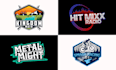 be your a creative mascot, emblem, round logo designer