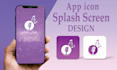 do custom mobile app icon splash screen designs