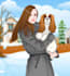 draw cute your portrait in a disney style cartoon illustration