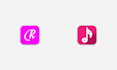 design android, IOS mobile app icon website logo and splash screen
