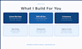 build a custom PHP web app or website for your business