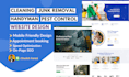 design handyman, hvac, cleaning, junk removal, pest control website
