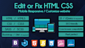convert figma PSD xd to HTML CSS sass bootstrap uikit js jquery