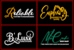 design a creative modern signature style logo