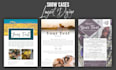 create unique layout design for flyer, newsletter, etc