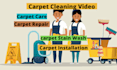 do carpet cleaning video or carpet cleaner video ad