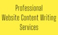 write your website content