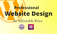 design modern responsive wordpress business website, portfolio, blogs
