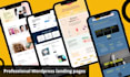 design one page or elementor landing page wordpress website