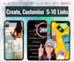 setup, customise a linktree account with 5 links and icons
