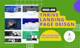 design a sales funnel or landing page with thrive architect