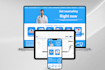 develop any custom website, landing page, frontend backend