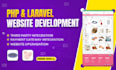 develop and fix bug in your laravel and flutter web applications