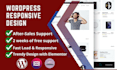 design or build wordpress responsive website, ecommerce website