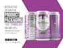 design creative beer label, energy drink, juice, and colas