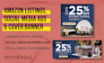 design amazon listings and social media banners