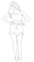 draw your photo in outline style