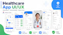 design telemedicine and doctor appointment app UI UX