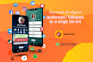 create same bio link tool website like linktree high earning site