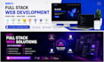 build responsive react js website or frontend web application and backend