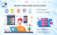 be your front end developer, will do front end development