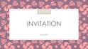 design an invitation for your event