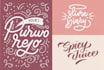 create hand lettering of your quotes, name, etc